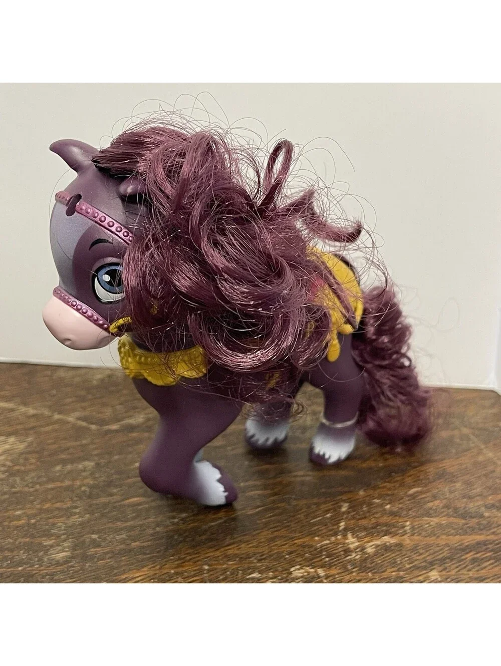 Disney Royal Petite Princess Mulan's Pony Horse Jakks Pacific 6 in Dark Brown